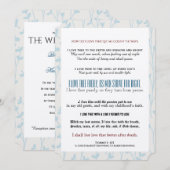 Wie Liebe ich dich? Typografie Poetry Wedding Einladung (Vorne/Hinten)