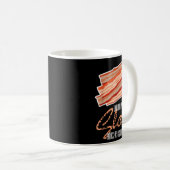 Wie Lipgloss Bacon Fett Funny Bacon Zitat Kaffeetasse (VorderseiteRechts)
