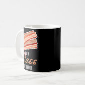 Wie Lipgloss Bacon Fett Funny Bacon Zitat Kaffeetasse (Vorderseite Links)