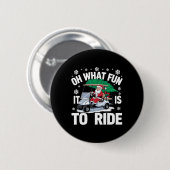 Wie lustig es ist, Weihnachtsmann fährt Auto Button (Vorne & Hinten)