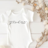 Wie macht Grandma Sound Baby Announctions Geschenk Baby Strampler