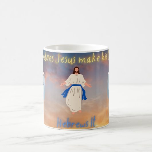 Wie macht Jesus seinen Tee? Hebräisch. Kaffeetasse (Mittel)