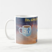 Wie macht Jesus seinen Tee? Hebräisch. Kaffeetasse (Links)