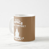 Wie macht Mose Kaffee? Hebrews IT-Tasse Kaffeetasse (Vorderseite Links)