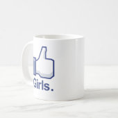 Wie Mädchen Kaffeetasse (Vorderseite Links)
