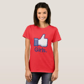Wie Mädchen T-Shirt (Vorne ganz)
