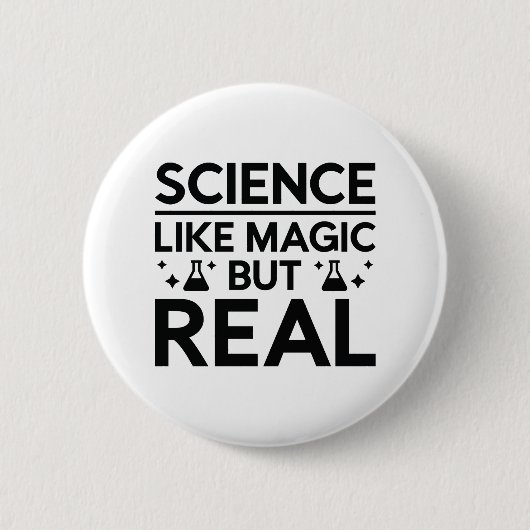 Wie Magie, aber real Button (Vorderseite)
