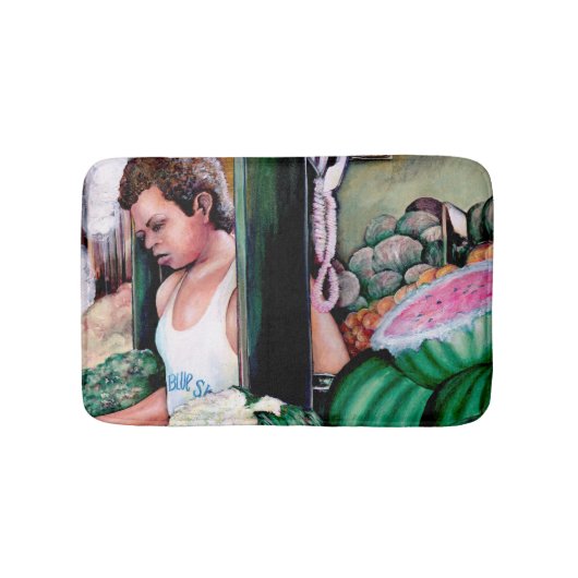 Wie magst du diese Melonen? Badematte (Vorderseite)