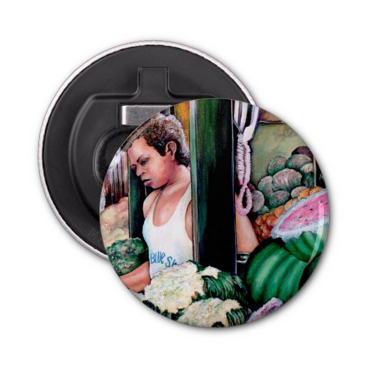 Wie magst du diese Melonen? Flaschenöffner (Vorderseite)