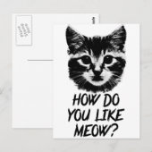 Wie magst du Methan? Postkarte (Vorne/Hinten)
