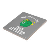 Wie magst du sie Äpfel? Fliese (Seite)