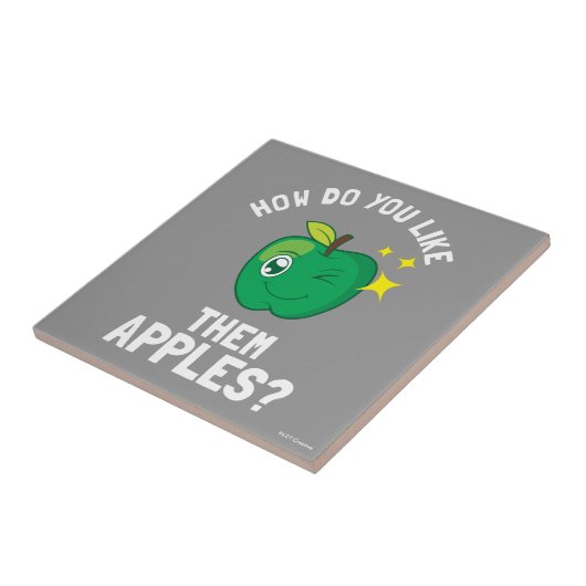 Wie magst du sie Äpfel? Fliese (Seite)