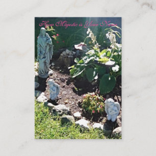 Wie majestätisch ist Ihr Name - Gebetskarte Visitenkarte