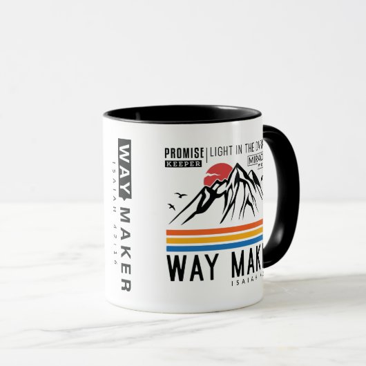 Wie Maker versprechen, das Wunder der Arbeitnehmer Tasse (VorderseiteRechts)