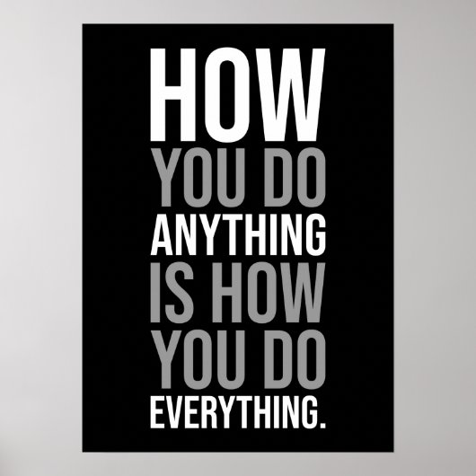 Wie man alles macht, ist wie man alles macht poster (Vorne)