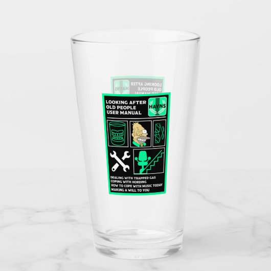Wie man alte Menschen versteht Glas (Vorderseite)