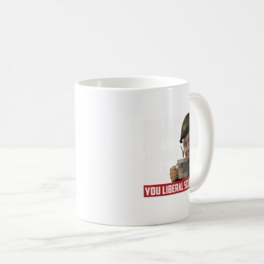 Wie man Amerika für den Wandel und gegen die Lüge Kaffeetasse (VorderseiteRechts)