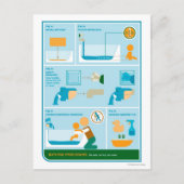 Wie man bathe postkarte (Vorderseite)