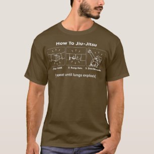 Wie man BJJ T-Shirt