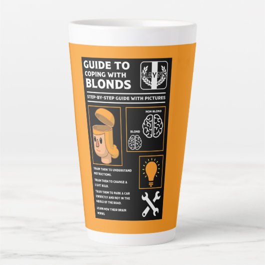 Wie man Blonds versteht Milchtasse (Vorderseite)