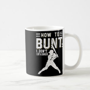 Wie man buntet, keinen Dinger trifft, lustiger Bas Kaffeetasse