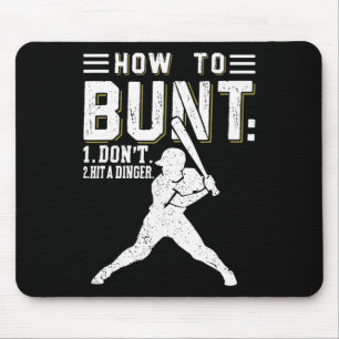 Wie man buntet, keinen Dinger trifft, lustiger Bas Mousepad
