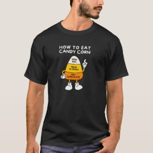 Wie man Candy Mais Crew Lover Funny Halloween W es T-Shirt