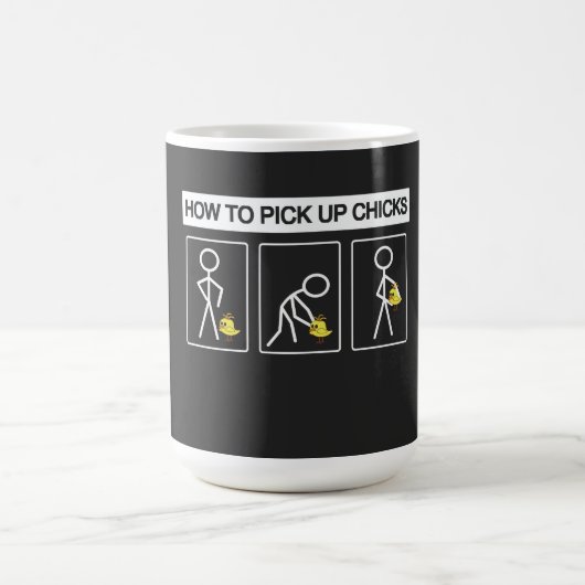 Wie man Chicks aufnimmt Kaffeetasse (Mittel)