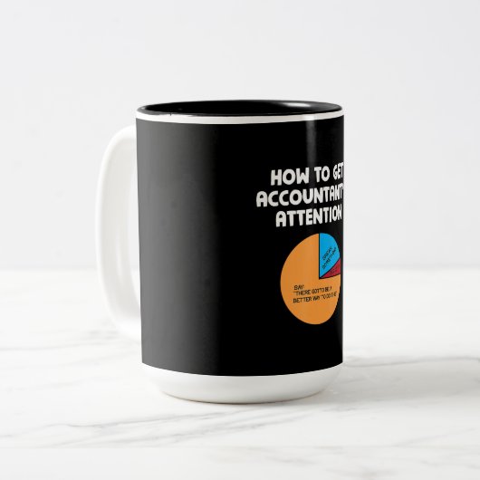 Wie man das Geschenk des Rechnungsführers zur Über Zweifarbige Tasse (Vorderseite Links)