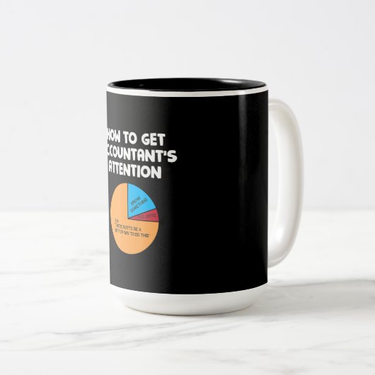 Wie man das Geschenk des Rechnungsführers zur Über Zweifarbige Tasse (VorderseiteRechts)