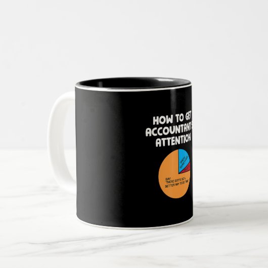 Wie man das Geschenk des Rechnungsführers zur Über Zweifarbige Tasse (Vorderseite Links)