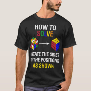 Wie man das konkurrenzfähige Puzzle-Funny-Speed-Cu T-Shirt