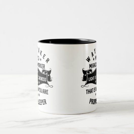 Wie man das Wunder der Arbeitnehmer herstellt, ver Zweifarbige Tasse (Mittel)