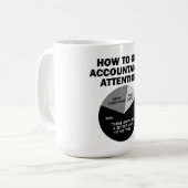 Wie man die Aufmerksamkeit des Buchhalters zum Dur Kaffeetasse (Vorderseite Links)
