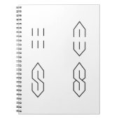 Wie man die coole spitze Supers-Buchstabe-Schule Notizblock (Vorderseite)