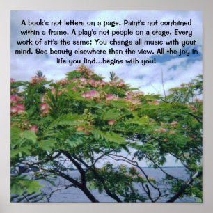 Wie man die Freude im Leben findet! Poster