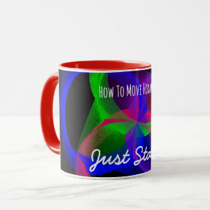 Wie man die Kaffee-Tasse voranbringt Tasse