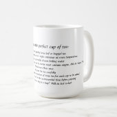 "Wie man die perfekte Tasse Tee" Tasse herstellt (VorderseiteRechts)