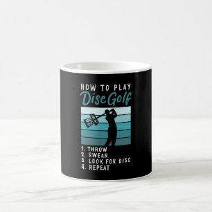 Wie man Disc Golf spielt Kaffeetasse
