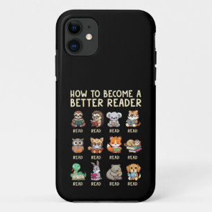 Wie man ein besserer Leser wird, Buch lustige Tier Case-Mate iPhone Hülle