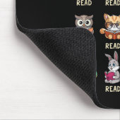 Wie man ein besserer Leser wird Buch Lustige Tiere Mousepad (Ecke)