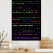 Wie man ein gutes jüdisches Mädchen ist (Bas Yisro Poster (Küche)