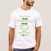 Wie man ein Mathematiker ist, der Mathe-Mathe-Math T-Shirt (Vorderseite)