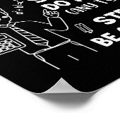 Wie man ein Mathematiker ist, ein lustiges mathema Poster (Ecke)