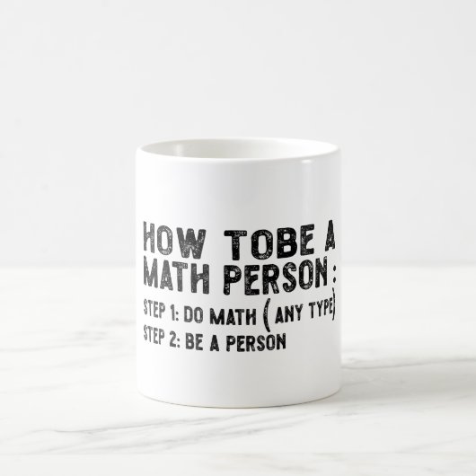 Wie man ein Mathematiker ist - Lehrer Mathematik P Kaffeetasse (Mittel)