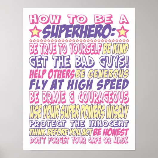 Wie man ein Superheld ist Poster (Vorne)