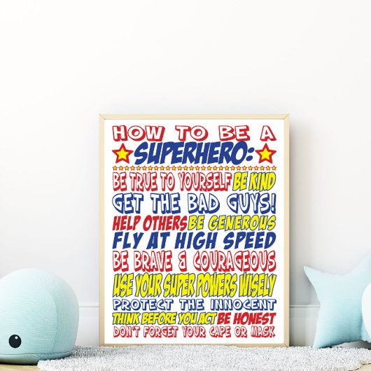 Wie man ein Superheld ist Poster