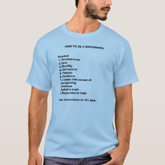 WIE MAN EIN SUPERHELD IST: T-Shirt