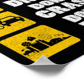 Wie man ein Triathlet sein soll, nicht ertrinken, Poster (Ecke)