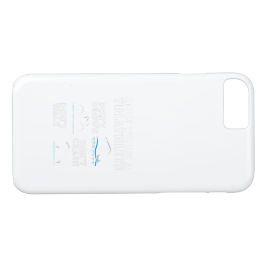 Wie man ein Triathlete Triathlon ist Case-Mate iPhone Hülle (Rückseite (Horizontal))